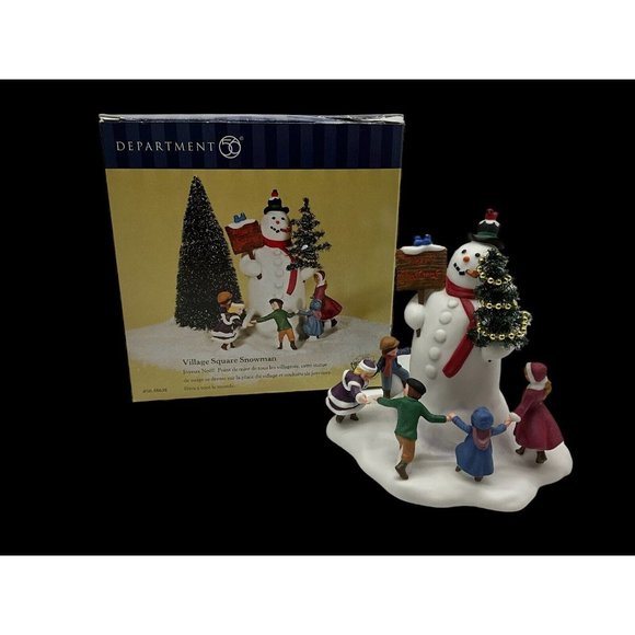 Department 56 Village Square Snowman Village Accessories Vtg Retired Collectible - Picture 14 of 16
